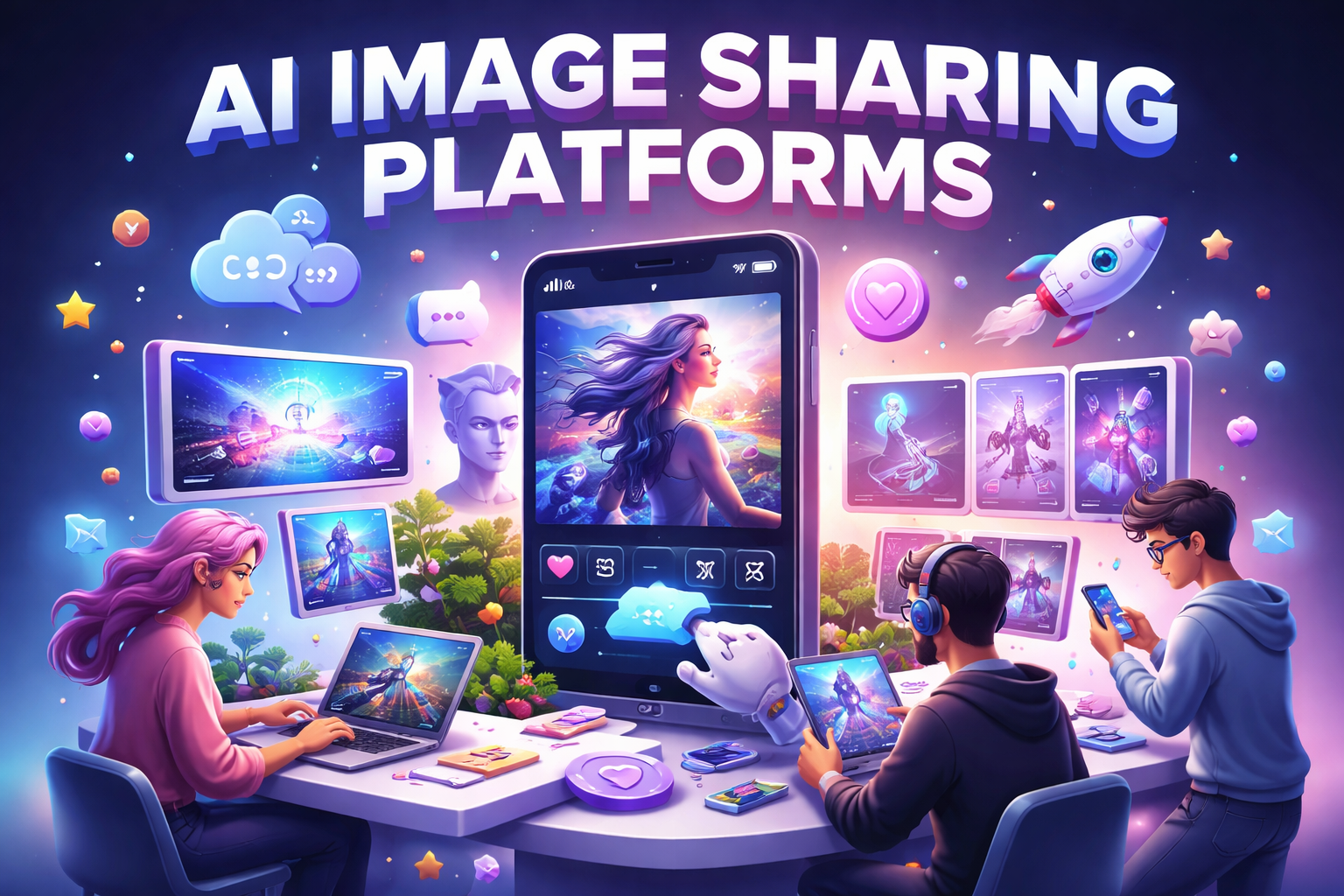 Best AI Image Sharing Platforms 2026