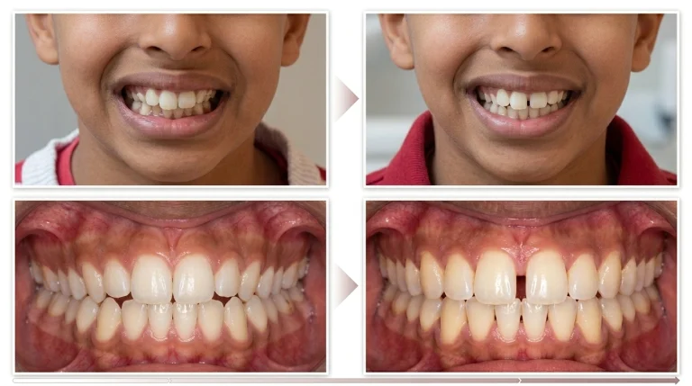 Before and After Palate Expander