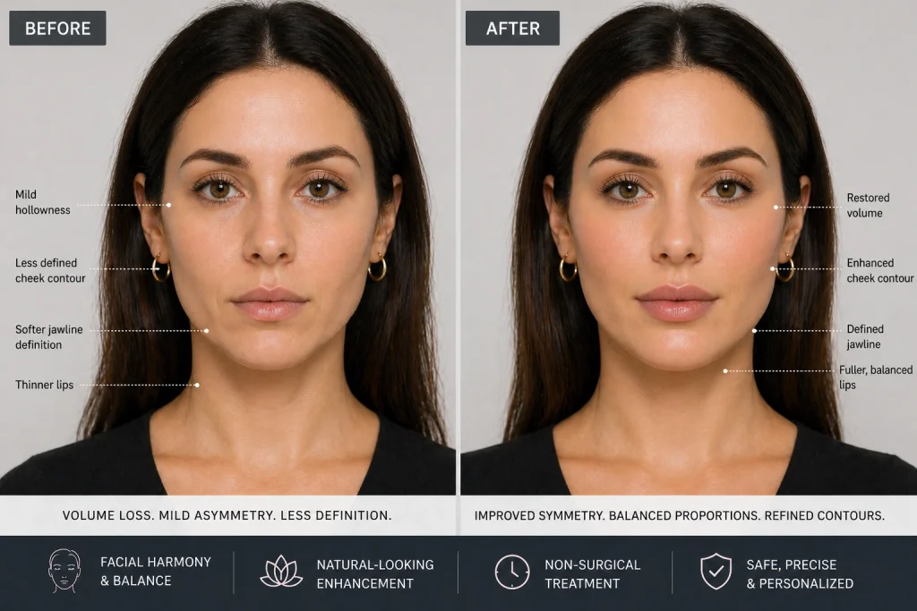 Full Face Facial Balancing Results