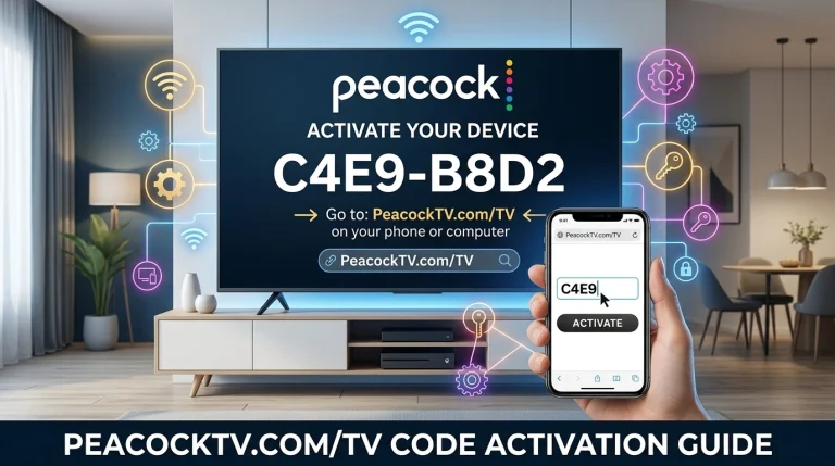 PeacockTV.com TV code activation