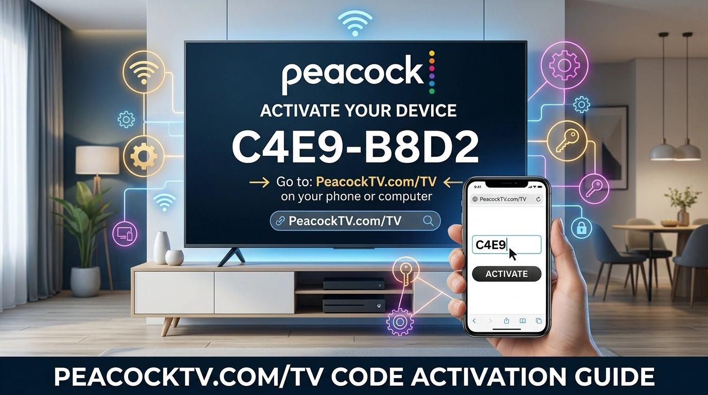PeacockTV.com TV code activation