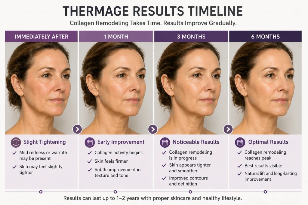 Thermage Before And After Timeline
